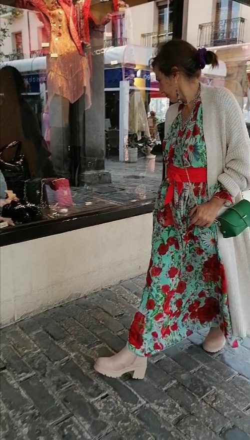 vestido estampado estilo boho de Pasodoble en Palencia.