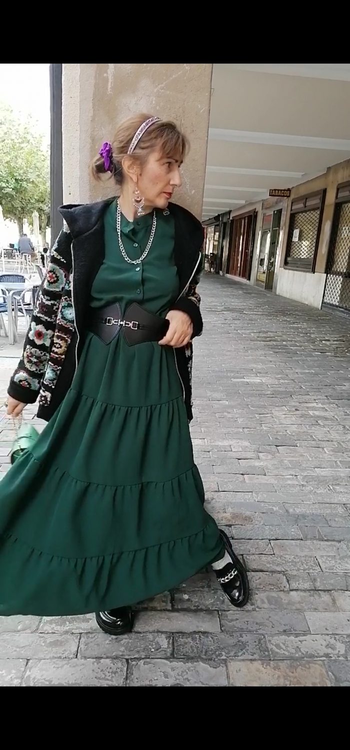 Vestido largo de Pasodoble en Palencia